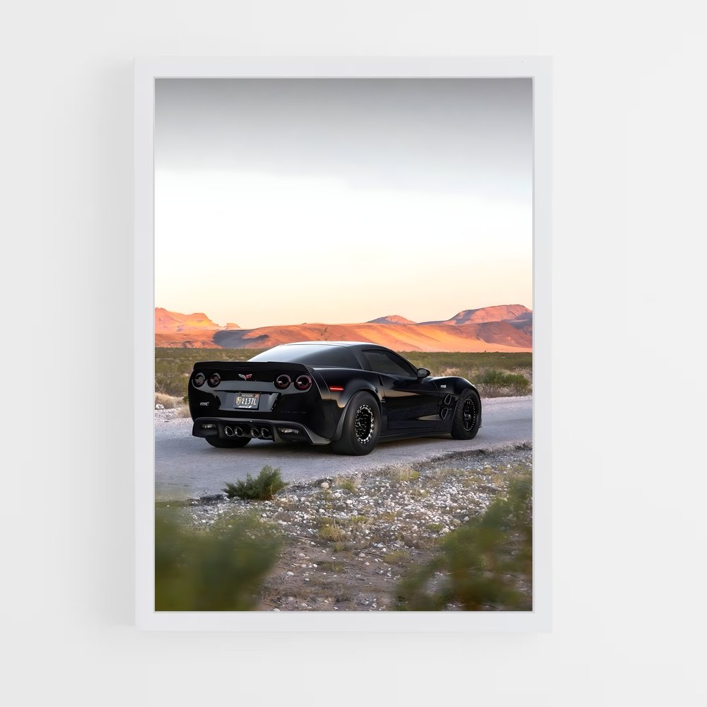 ap-corvette z06-1 cadre Blanc