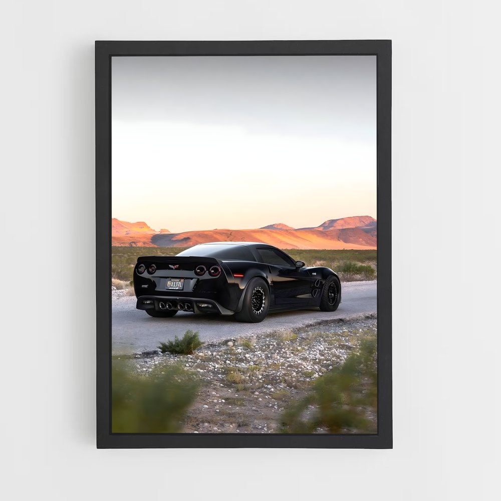 ap-corvette z06-1 cadre Noir