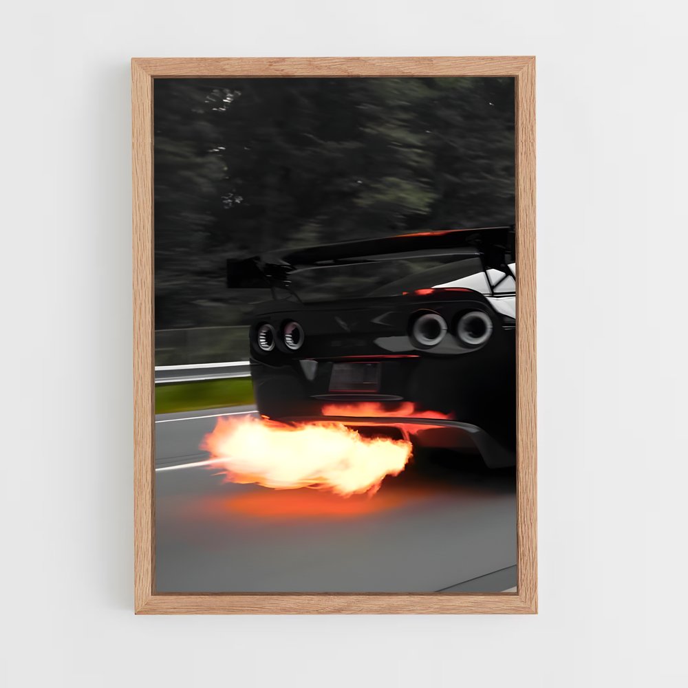 ap-corvette zr1-7 cadre Bois clair