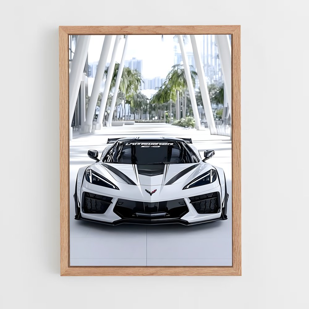 ap-corvette zr1-8 cadre Bois clair