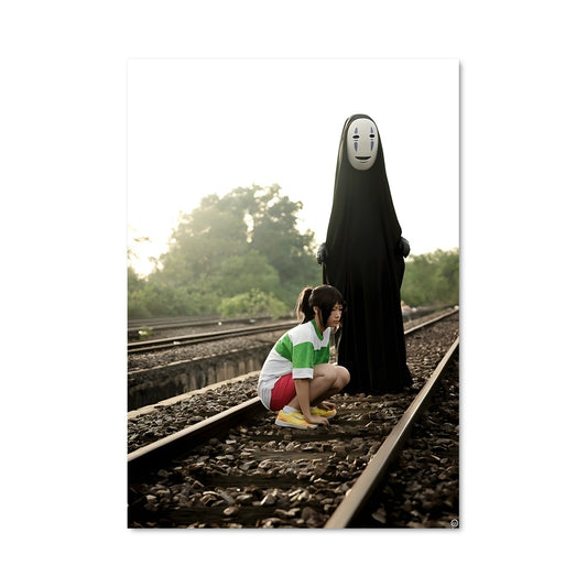 Poster Fantôme Sur Les Rails