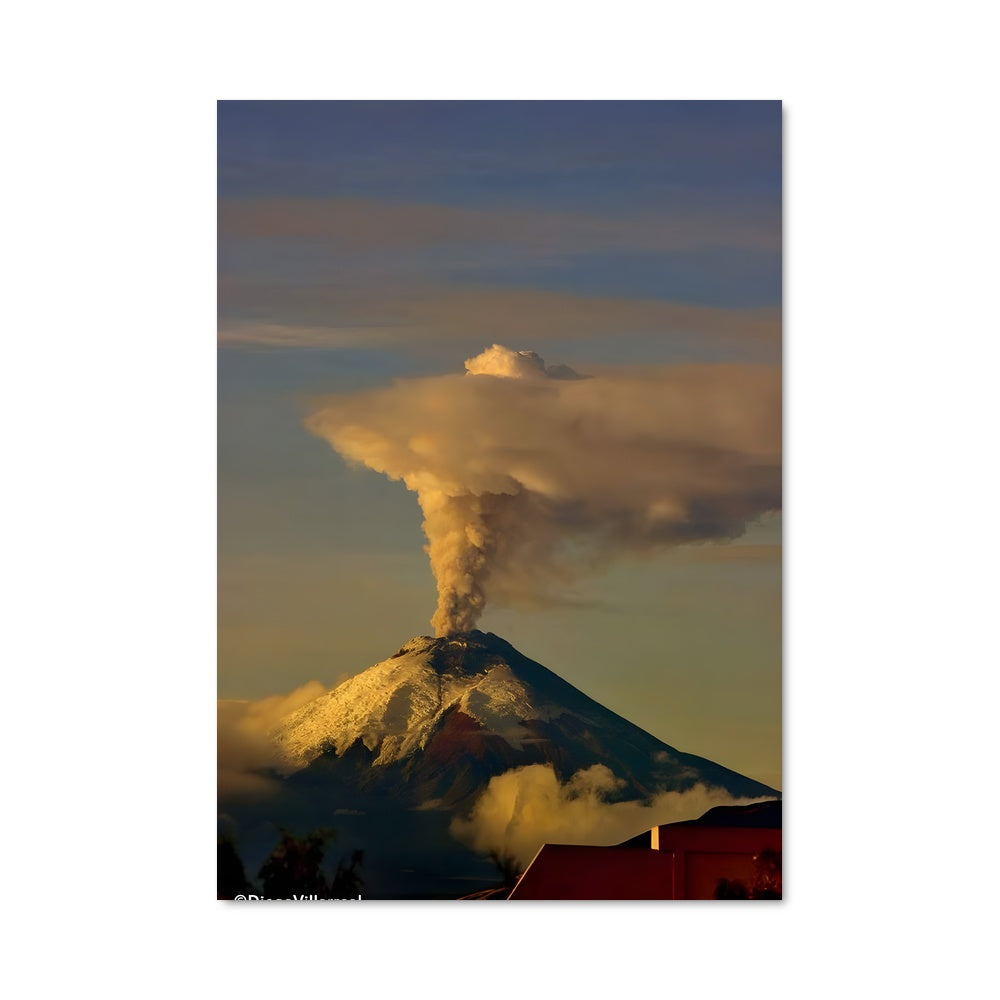 Poster Éruption Cotopaxi