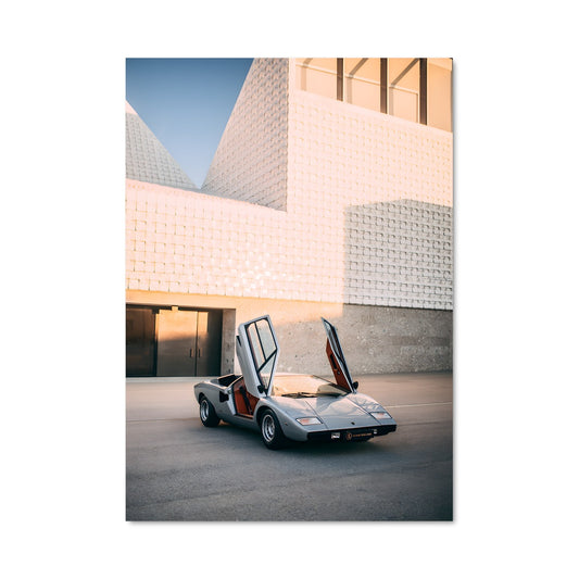 Poster Countach Cityscape