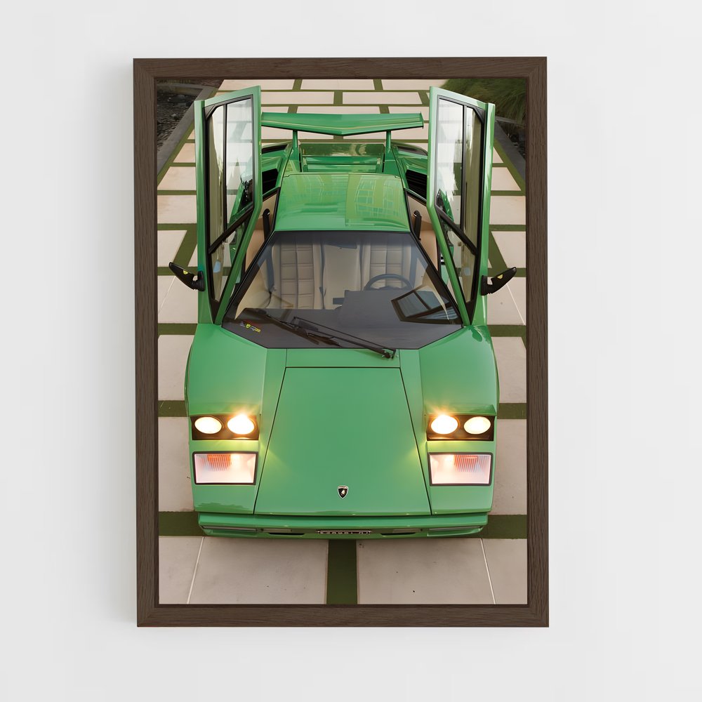 ap-countach lp400-1 cadre Bois foncé