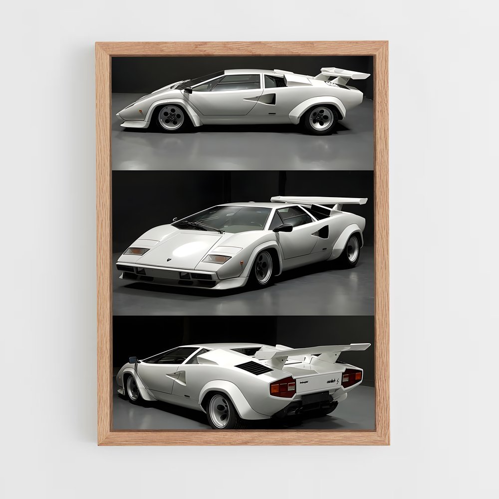 ap-countach lp400-2 cadre Bois clair