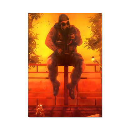 Poster Flamme de Combat
