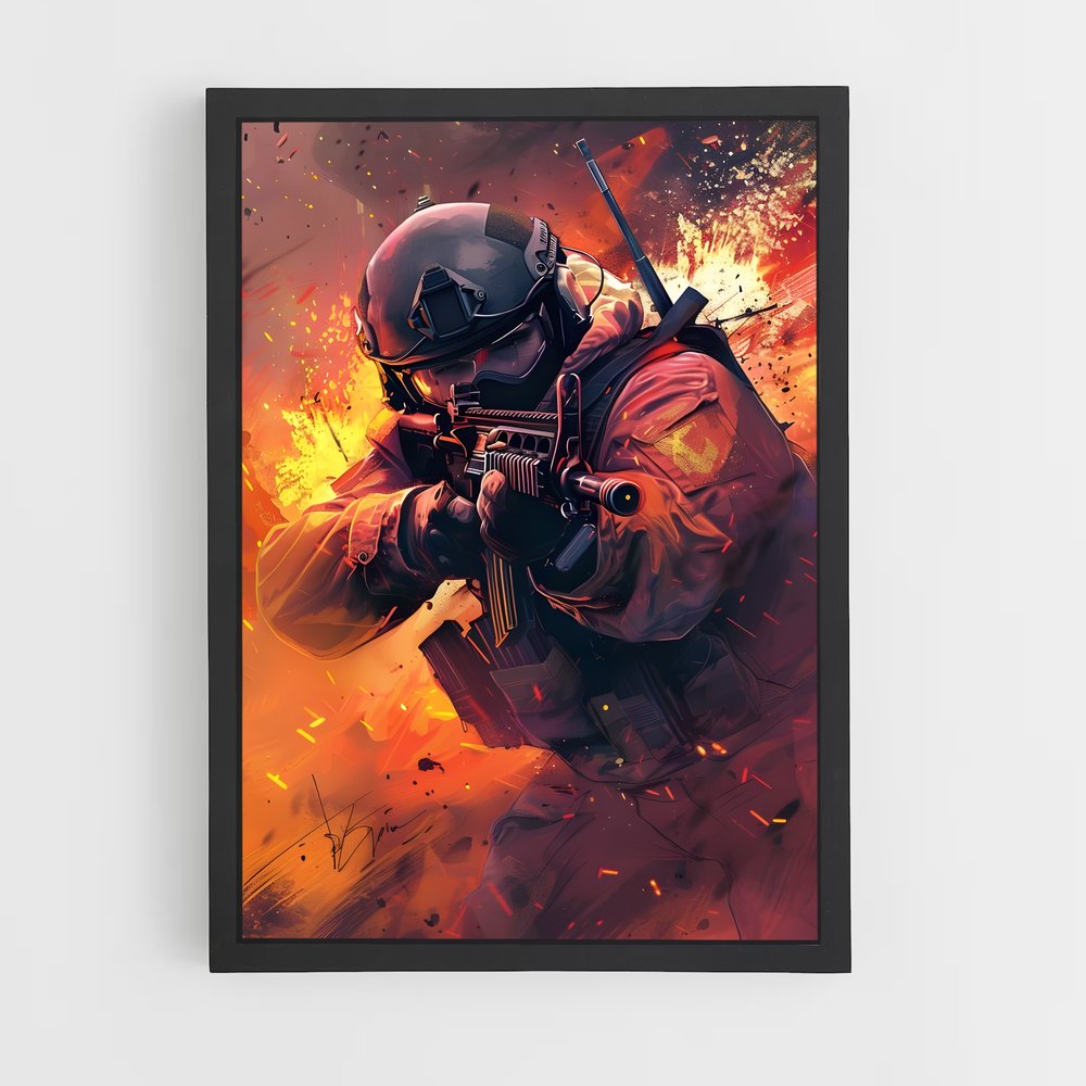 ap-counter strike-3 cadre Noir