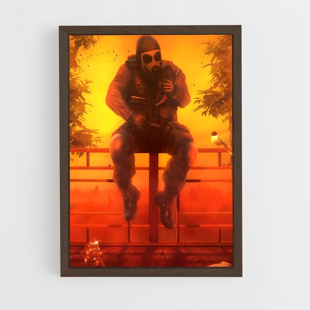 ap-counter strike-4 cadre Bois foncé
