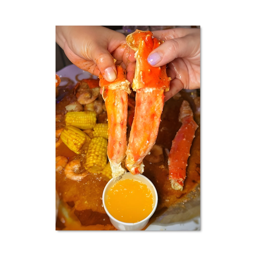 Poster Crabe Gourmet