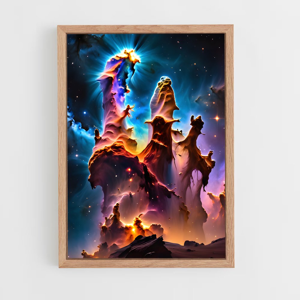 ap-crab nebula-5 cadre Bois clair