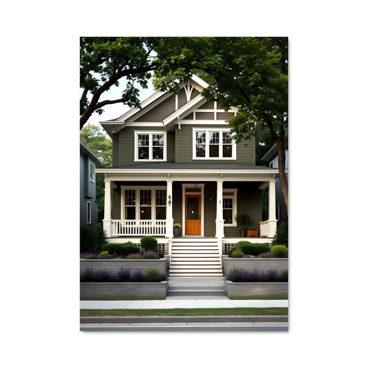 Poster Maison Élégante