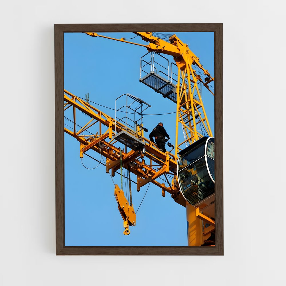ap-crane operator-2 cadre Bois foncé