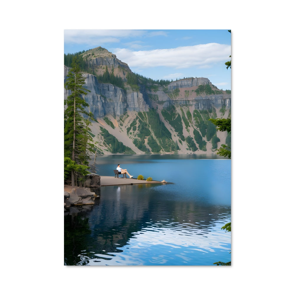 Poster Crater lake 97020