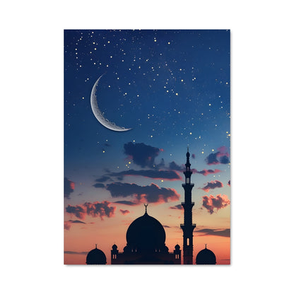 Poster Lune Étoilée