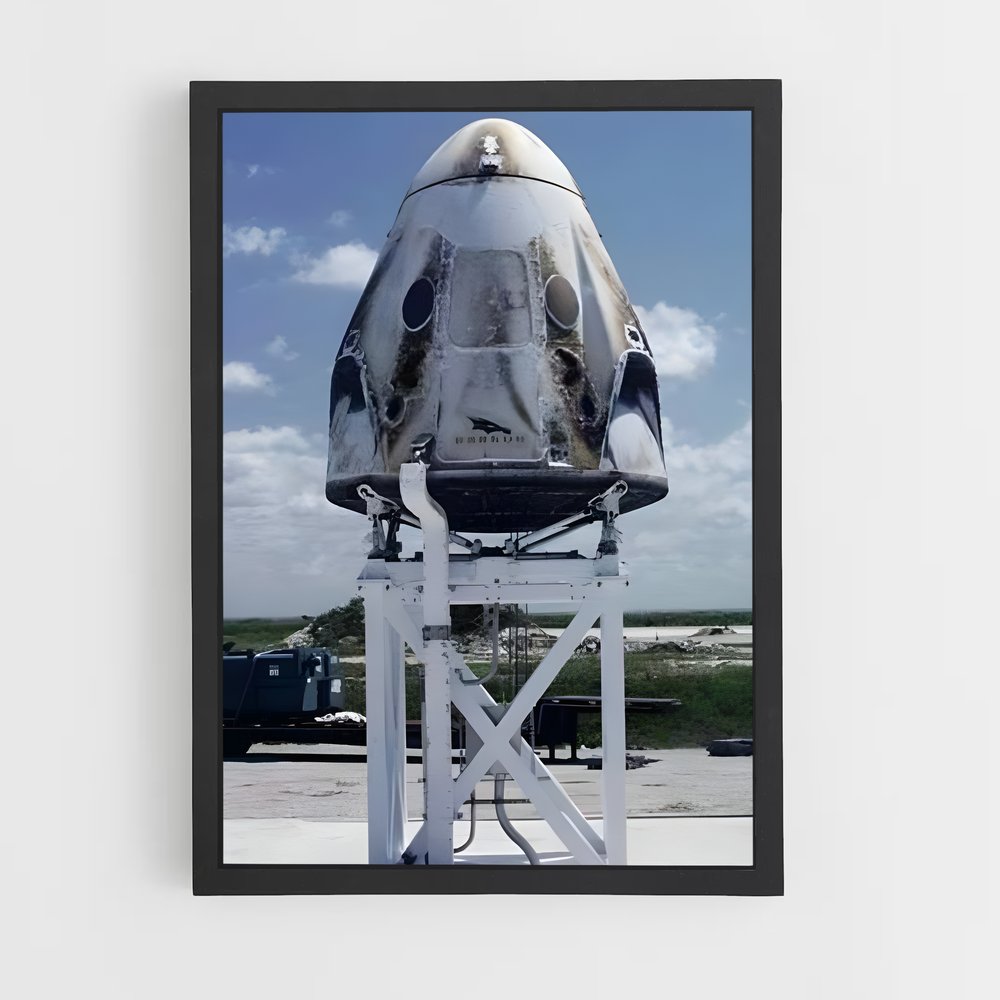 ap-crew dragon spacex-2 cadre Noir