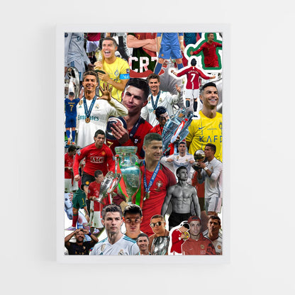 ap-cristiano ronaldo-10 cadre Blanc