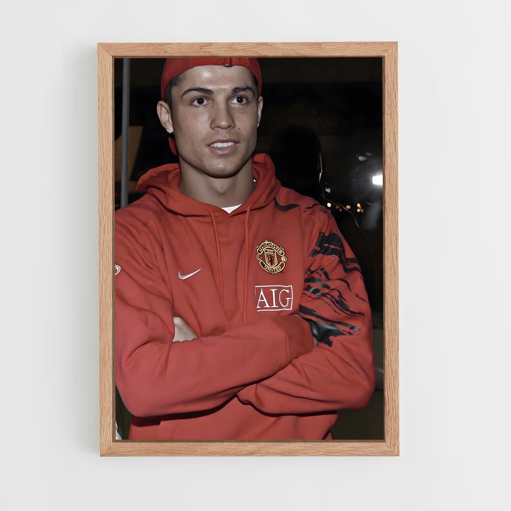 ap-cristiano ronaldo-16 cadre Bois clair