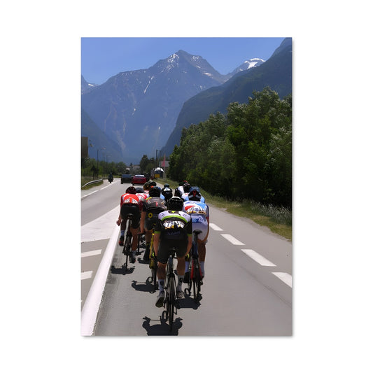 Poster L'Ascension des Cyclistes