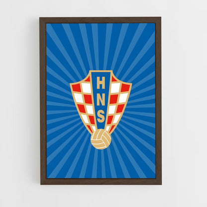 ap-croatia national handball team-1 cadre Bois foncé