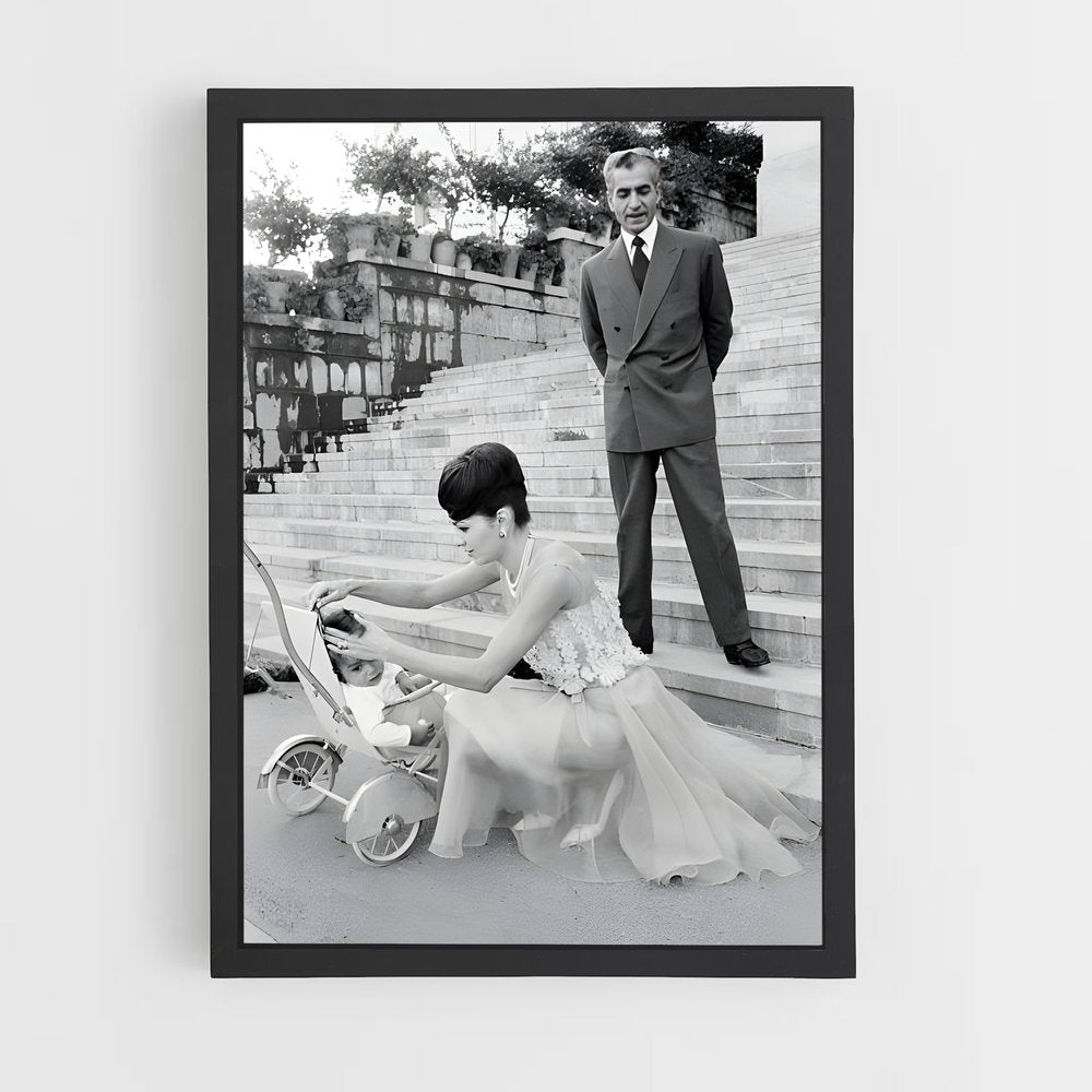 ap-crown prince reza pahlavi-1 cadre Noir