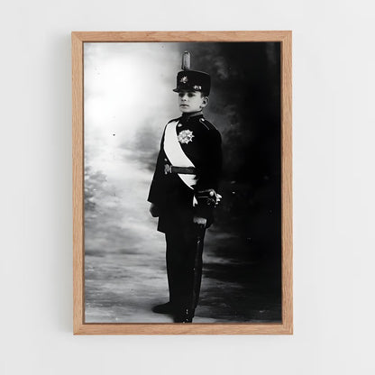ap-crown prince reza pahlavi-3 cadre Bois clair