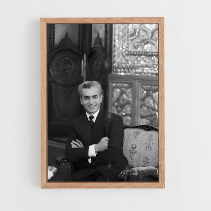 ap-crown prince reza pahlavi-4 cadre Bois clair