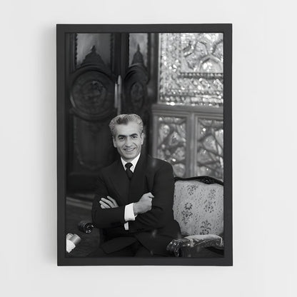 ap-crown prince reza pahlavi-4 cadre Noir