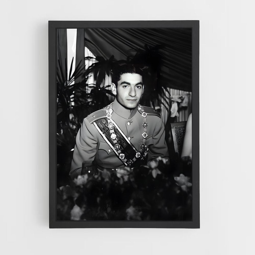 ap-crown prince reza pahlavi-5 cadre Noir