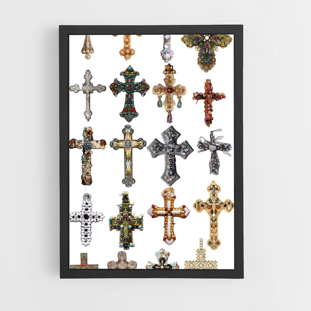 ap-crucifix-8 cadre Noir