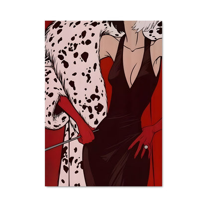 Poster Cruella et son Dalmatien