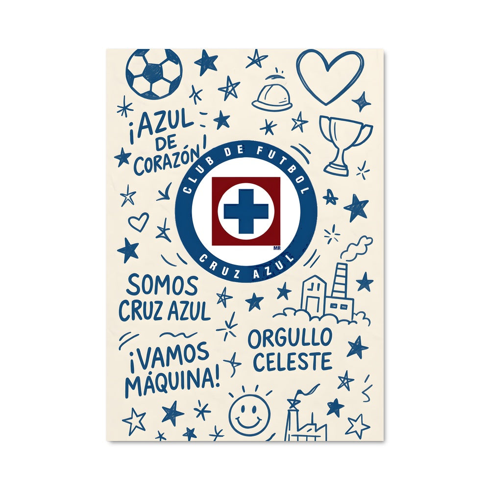 Poster Symphonie Azul