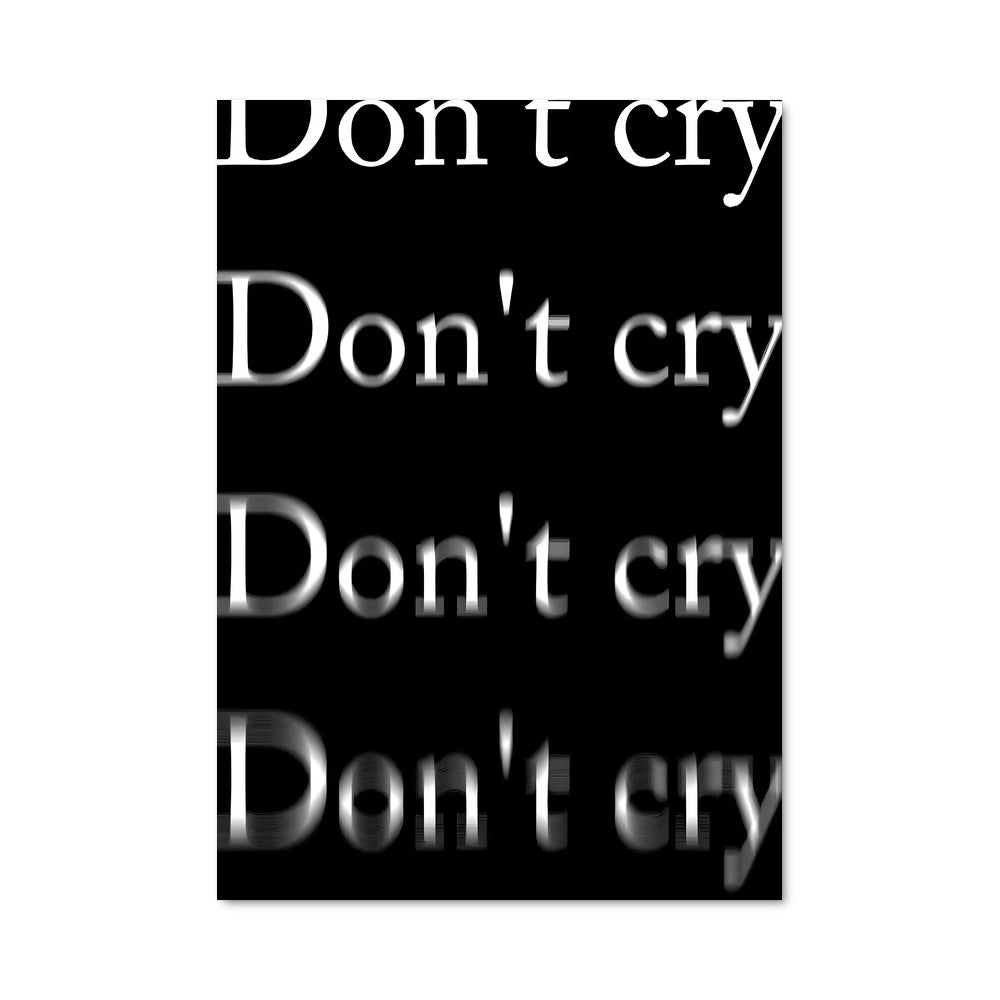 Poster Ne Pleure Pas