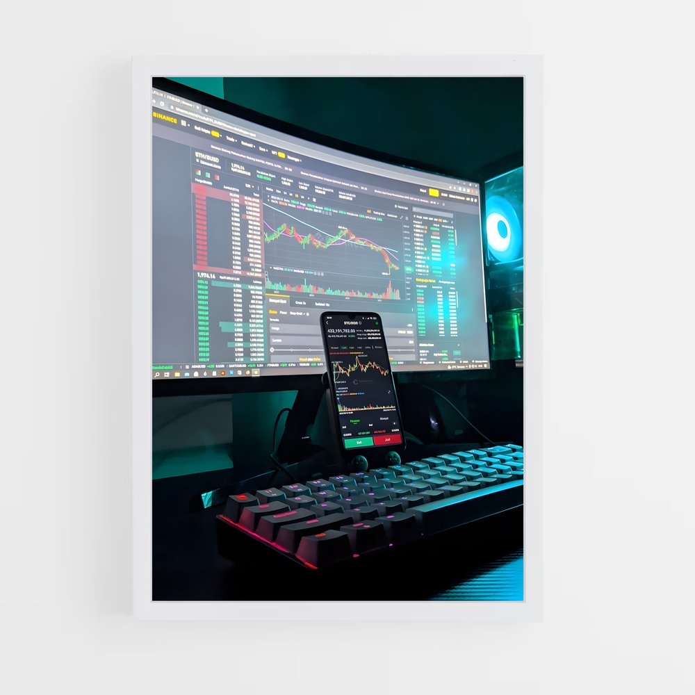 ap-crypto trader-1 cadre Blanc