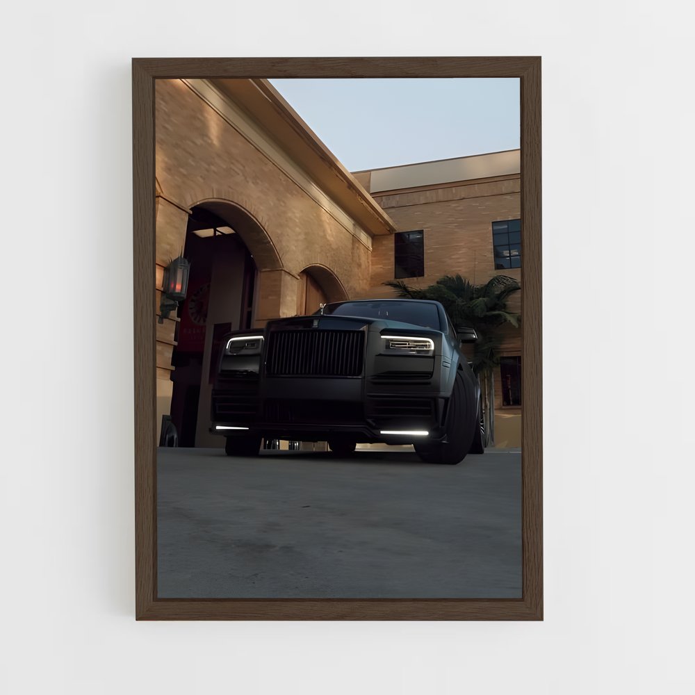 ap-cullinan black badge-2 cadre Bois foncé