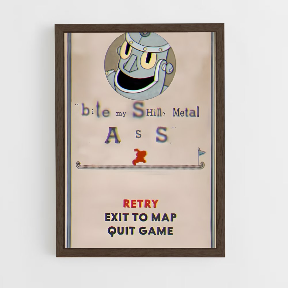 ap-cuphead-2 cadre Bois foncé