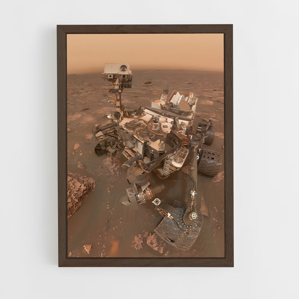 ap-curiosity rover-1 cadre Bois foncé