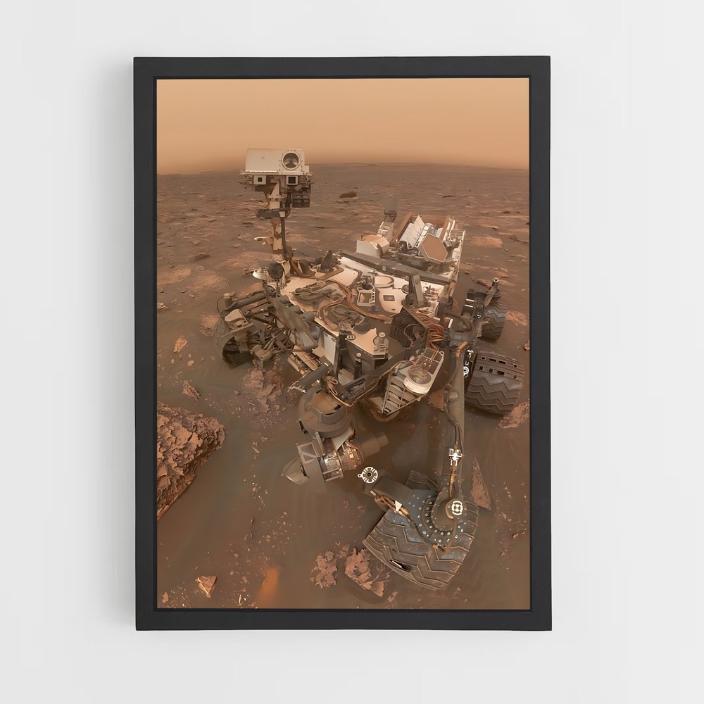 ap-curiosity rover-1 cadre Noir