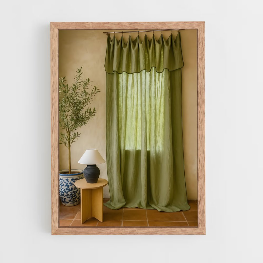 ap-curtains-1 cadre Bois clair
