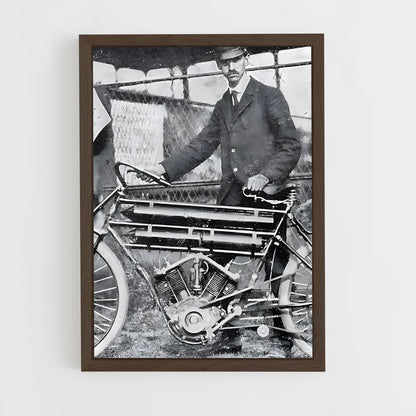 ap-curtiss motorcycles-1 cadre Bois foncé