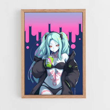 ap-cyberpunk edgerunners-9 cadre Bois clair