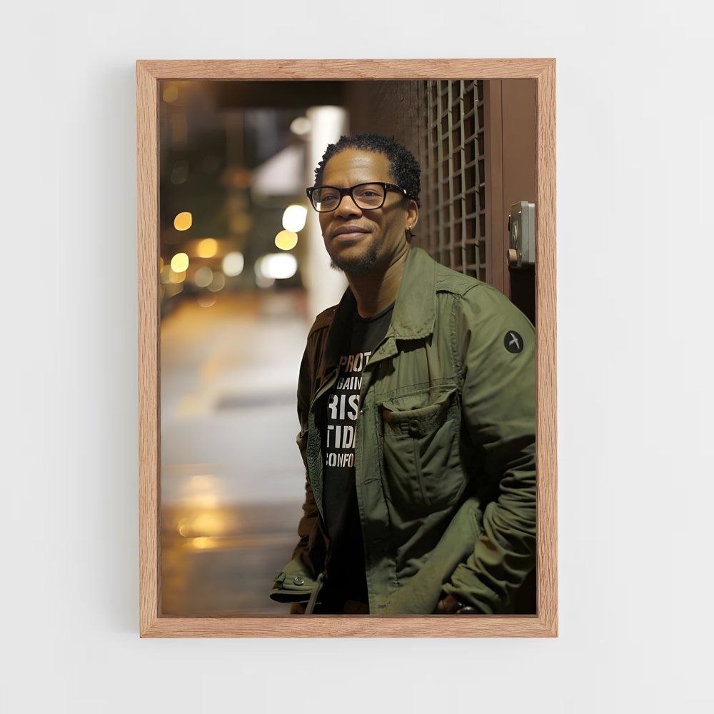 ap-d.l. hughley-6 cadre Bois clair