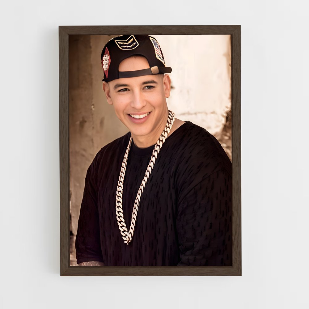 ap-daddy yankee-2 cadre Bois foncé
