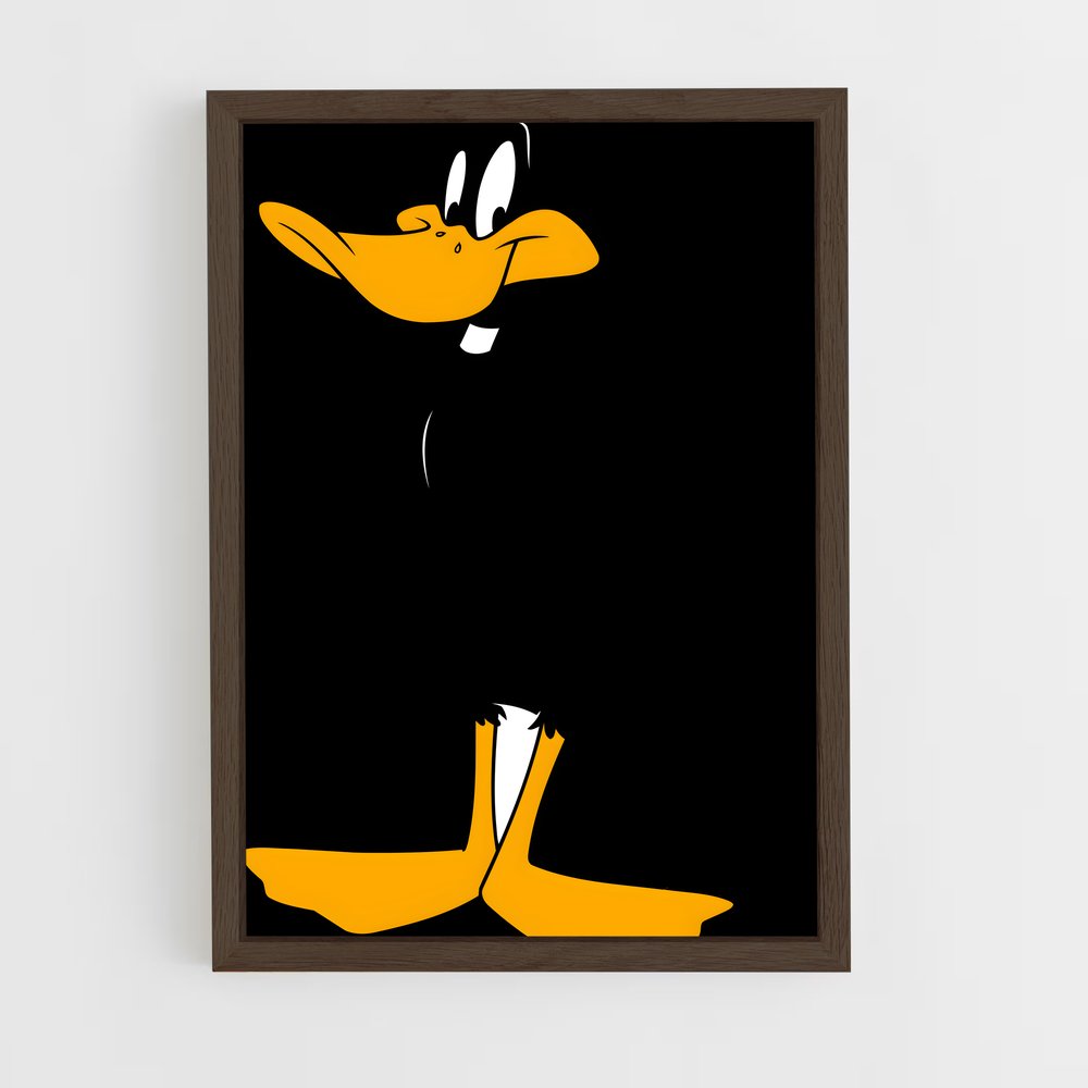 ap-daffy duck-2 cadre Bois foncé