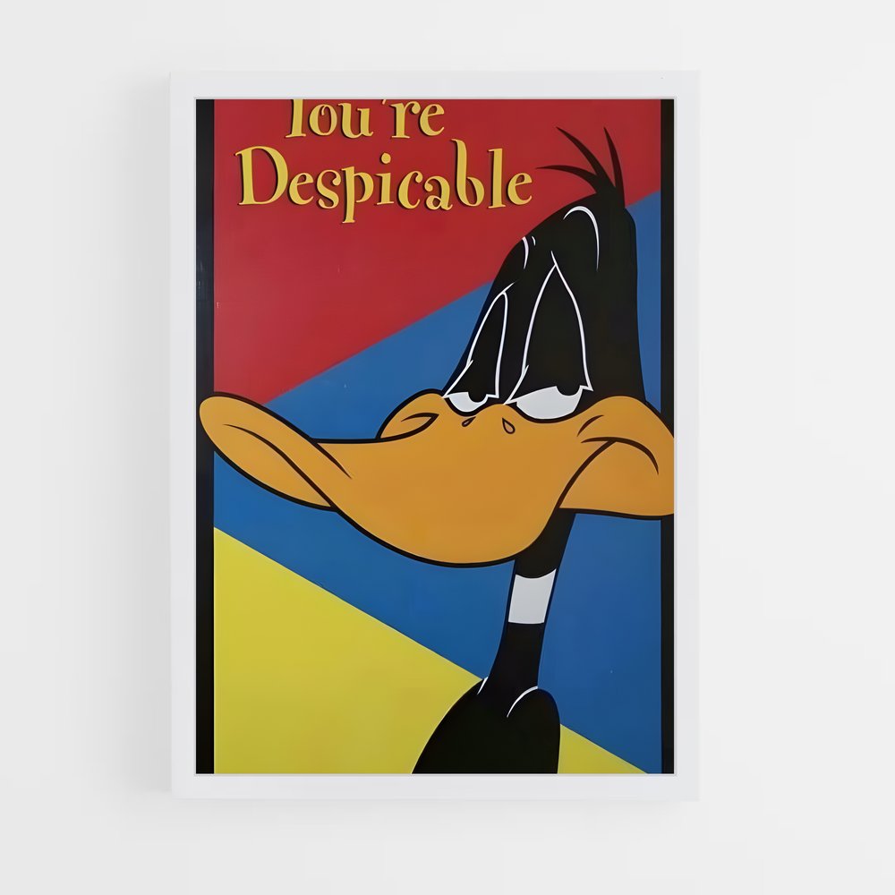 ap-daffy duck-4 cadre Blanc