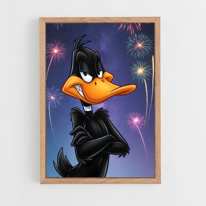 ap-daffy duck-5 cadre Bois clair