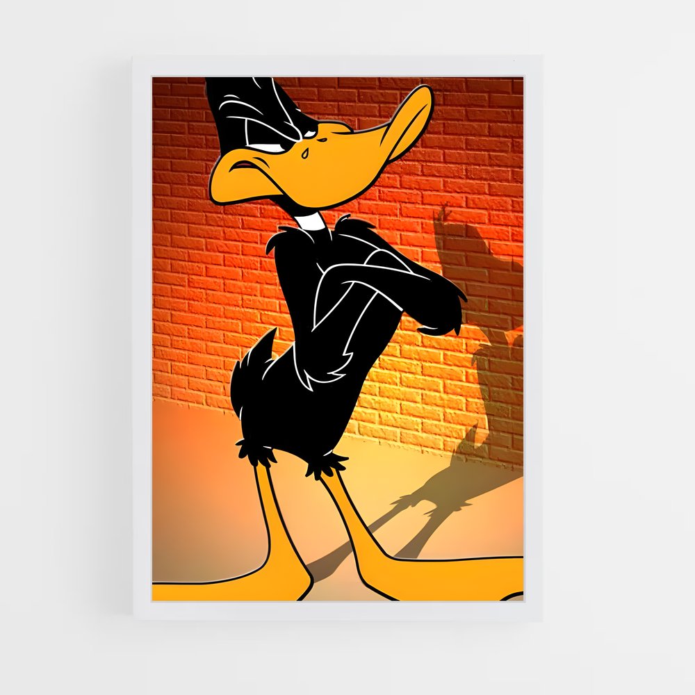 ap-daffy duck-6 cadre Blanc