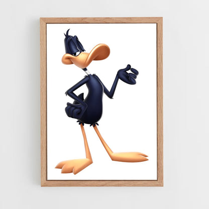 ap-daffy duck-7 cadre Bois clair