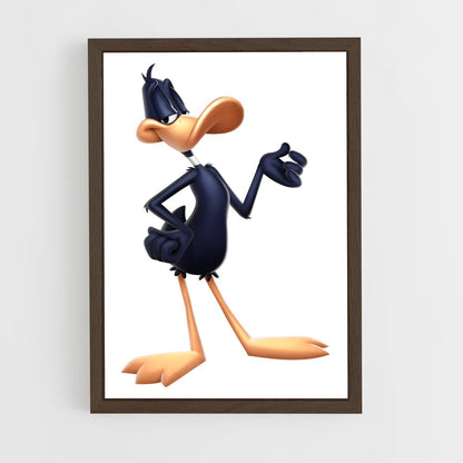 ap-daffy duck-7 cadre Bois foncé