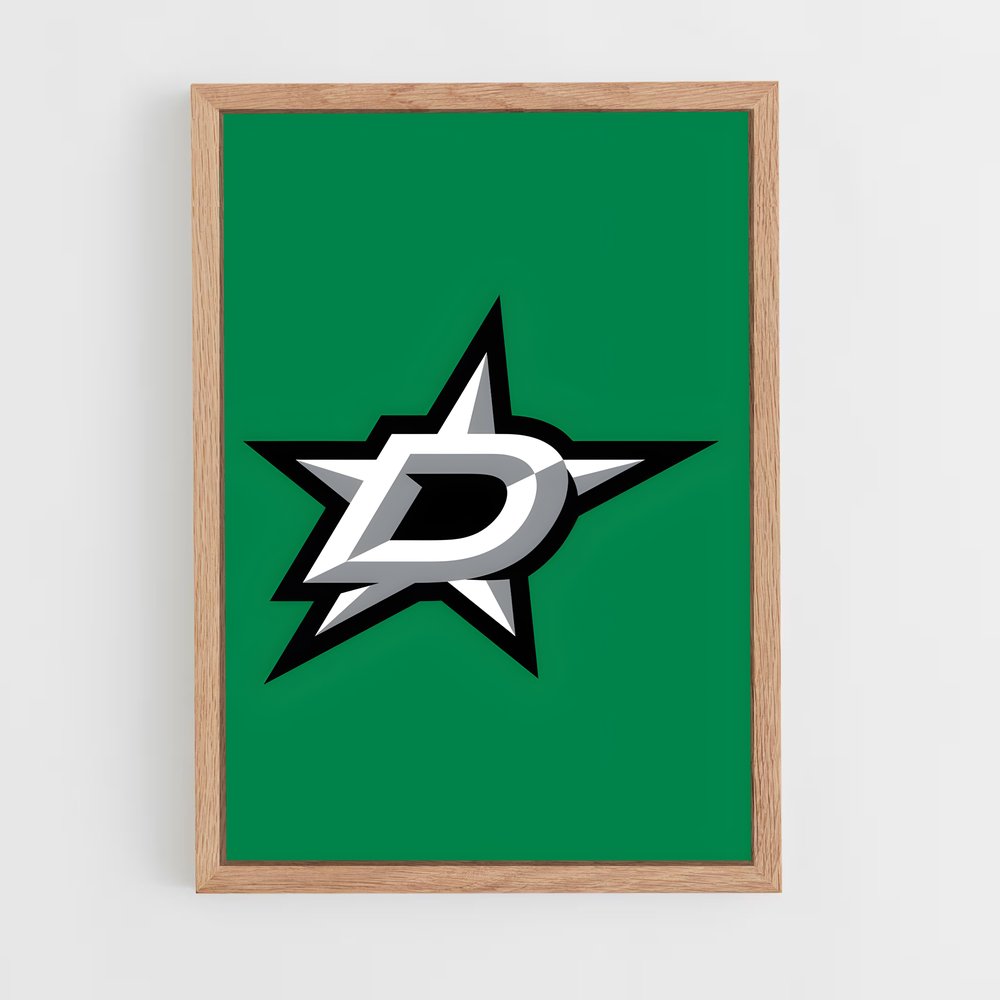 ap-dallas stars-5 cadre Bois clair