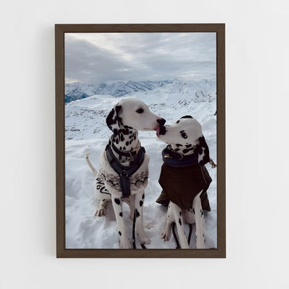 ap-dalmatian-3 cadre Bois foncé